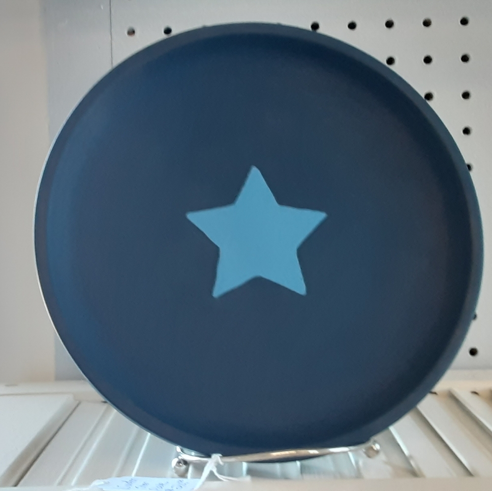 Painted Wooden Plate